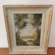 Oil on canvas old landscape painting
