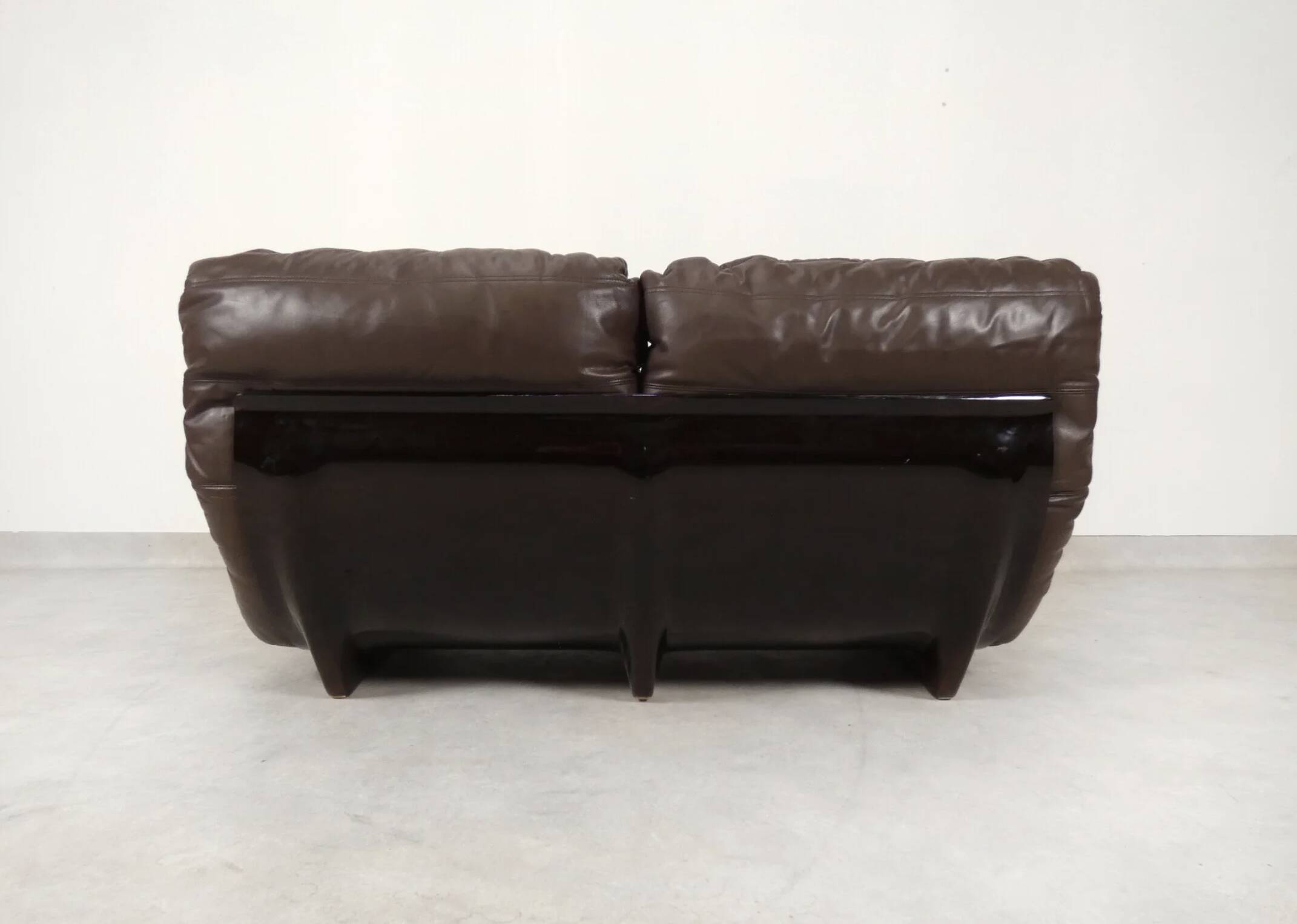 Ligne Roset Marsala - Canapé 2 places - Cuir marron