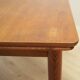 Table en chêne, design danois, années 1970, production : Danemark