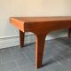 Table basse vintage placage teck