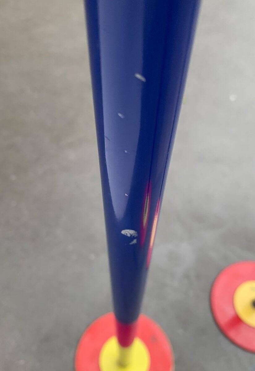 Postmodern German candlesticks by SKS, West Germany, set of 3.