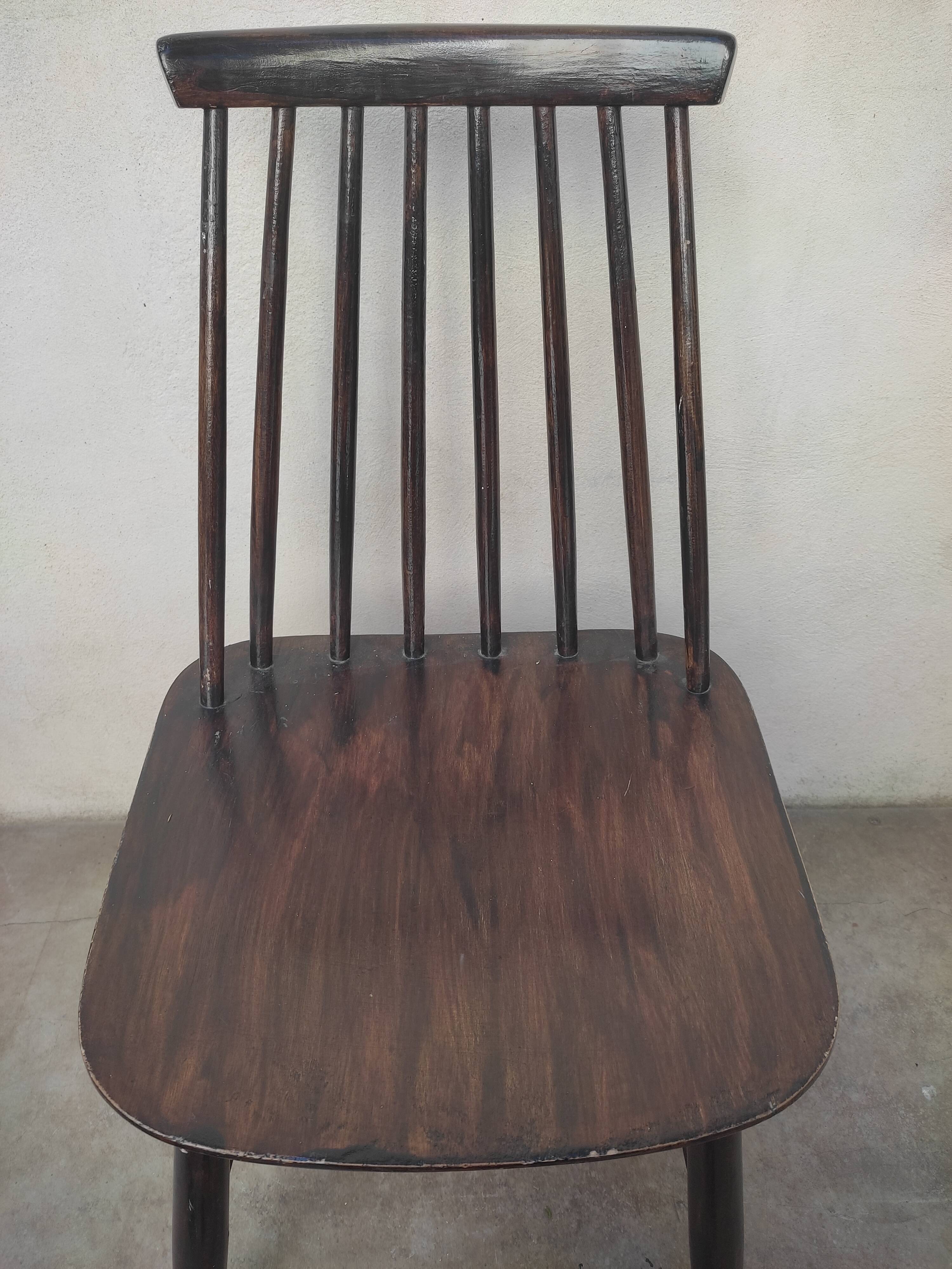 Scandinavian wooden chair