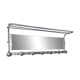 Aluminium coat rack from the 1950s.