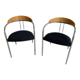 Pair of gondola design chairs
