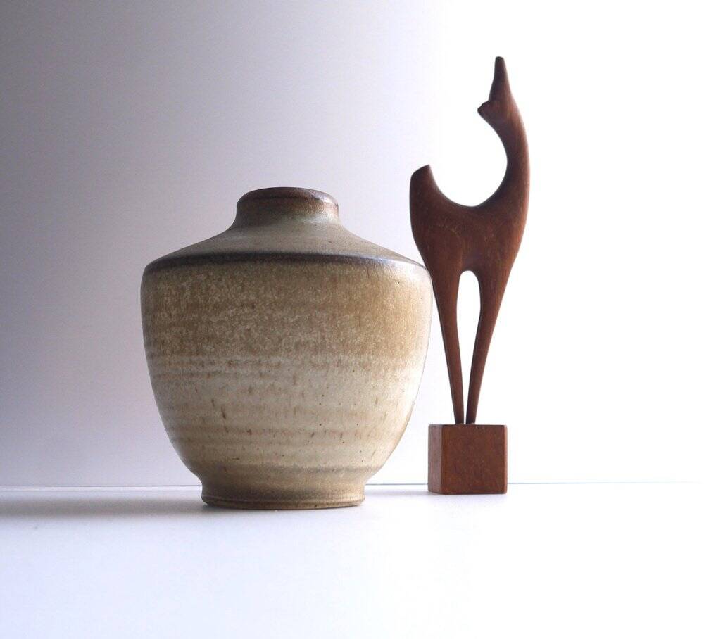 Vase en céramique par Arthur Andersson pour Wallåkra