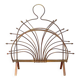 Brass magazine rack 60s