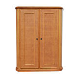 Large rattan cabinet and cannage