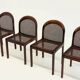 Set of four Mid-Century dining chairs by Lübke