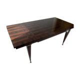 Table de salle à manger en ébène de Macassar