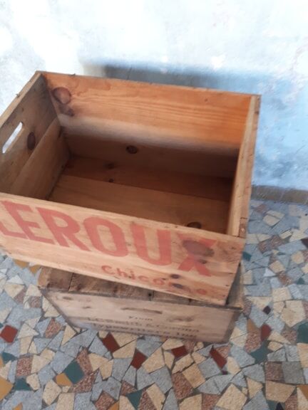 Chicorée Leroux wooden case