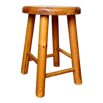 Vintage pine stool