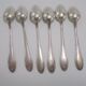 6 old small spoons