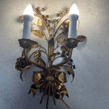 Wall light in the style of Hans Kögl, mid-20th century.