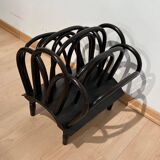 Newspaper Stand in Stained Beech Bentwood from Thonet, Austria, 1900s