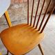 Together two Scandinavian chairs and its wooden and formica table