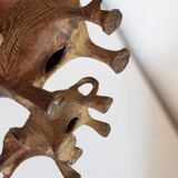 Iron and brass elephants