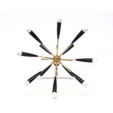 Hollywood Regency style chandelier with 12 luminous points