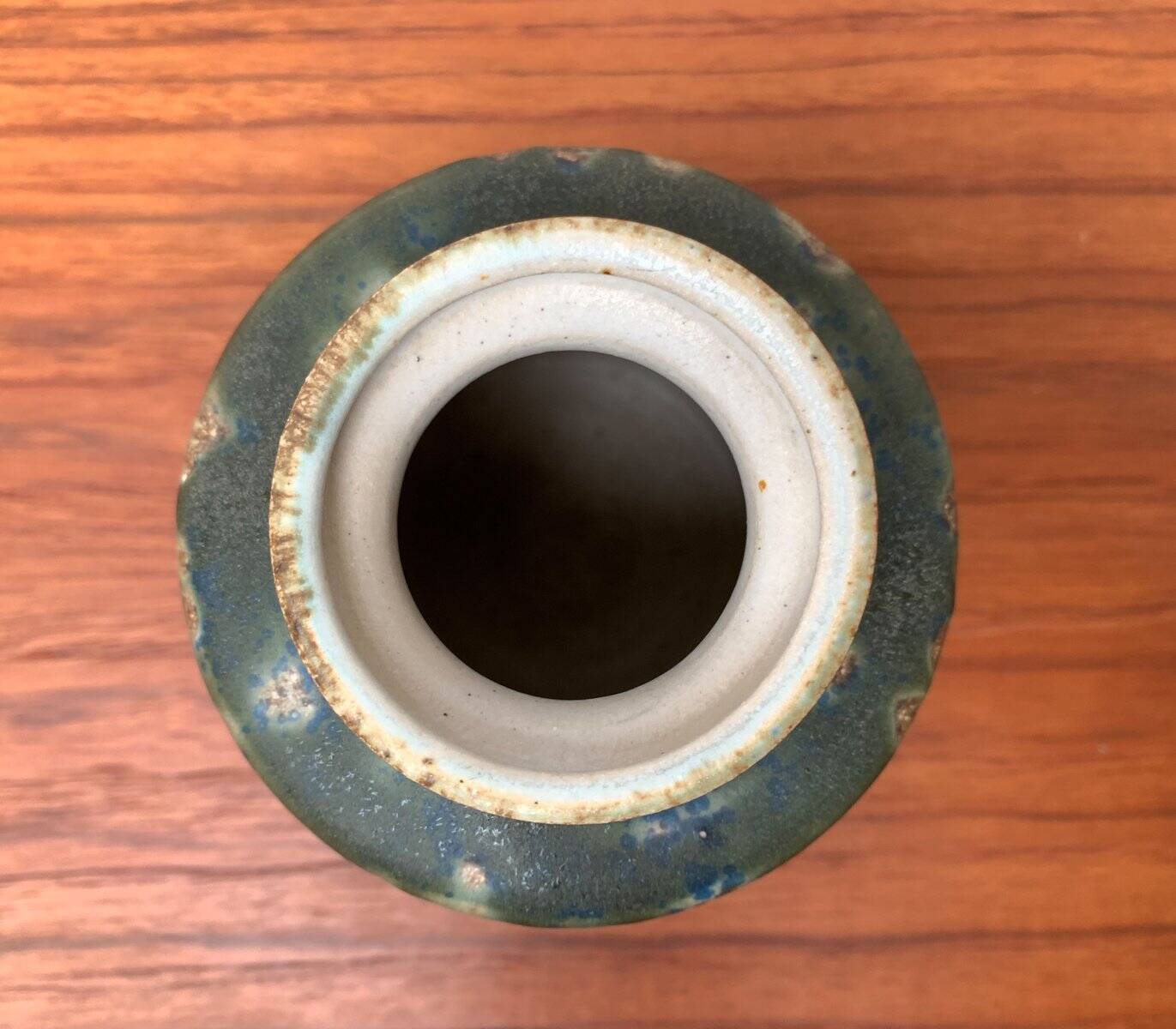 Mid-Century Minimalist Studio Pottery Vase by Rolf Weber for Rolf Weber Steinzeug, 1960s
