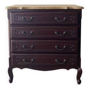 Commode style Louis Xv - naturel