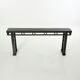 Table console en bois laque noire, style asiatique du XXeme siècle