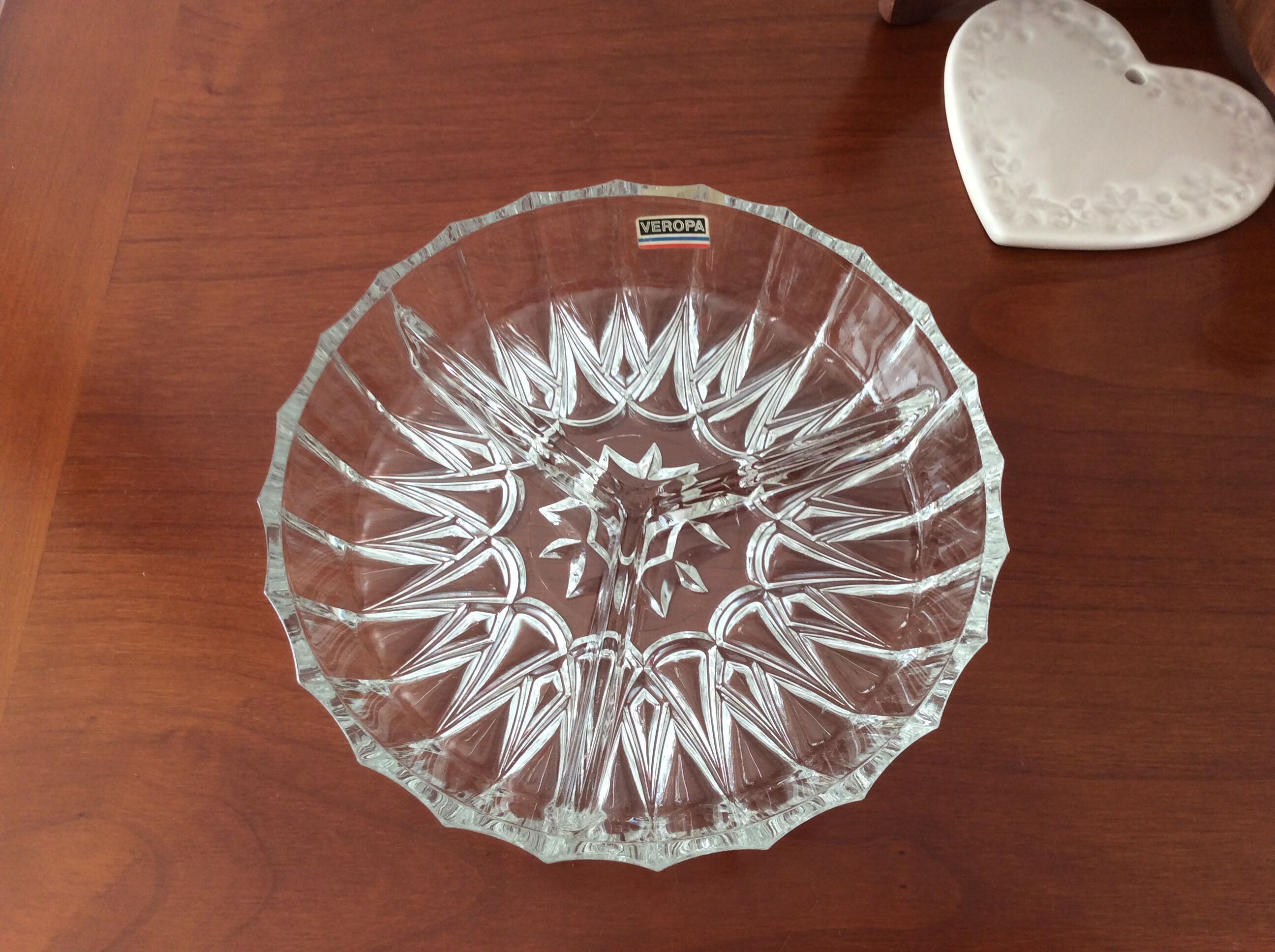 3-compartment glass dish VEROPA - Vintage