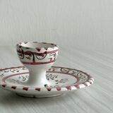 Hand painted ceramic egg cup