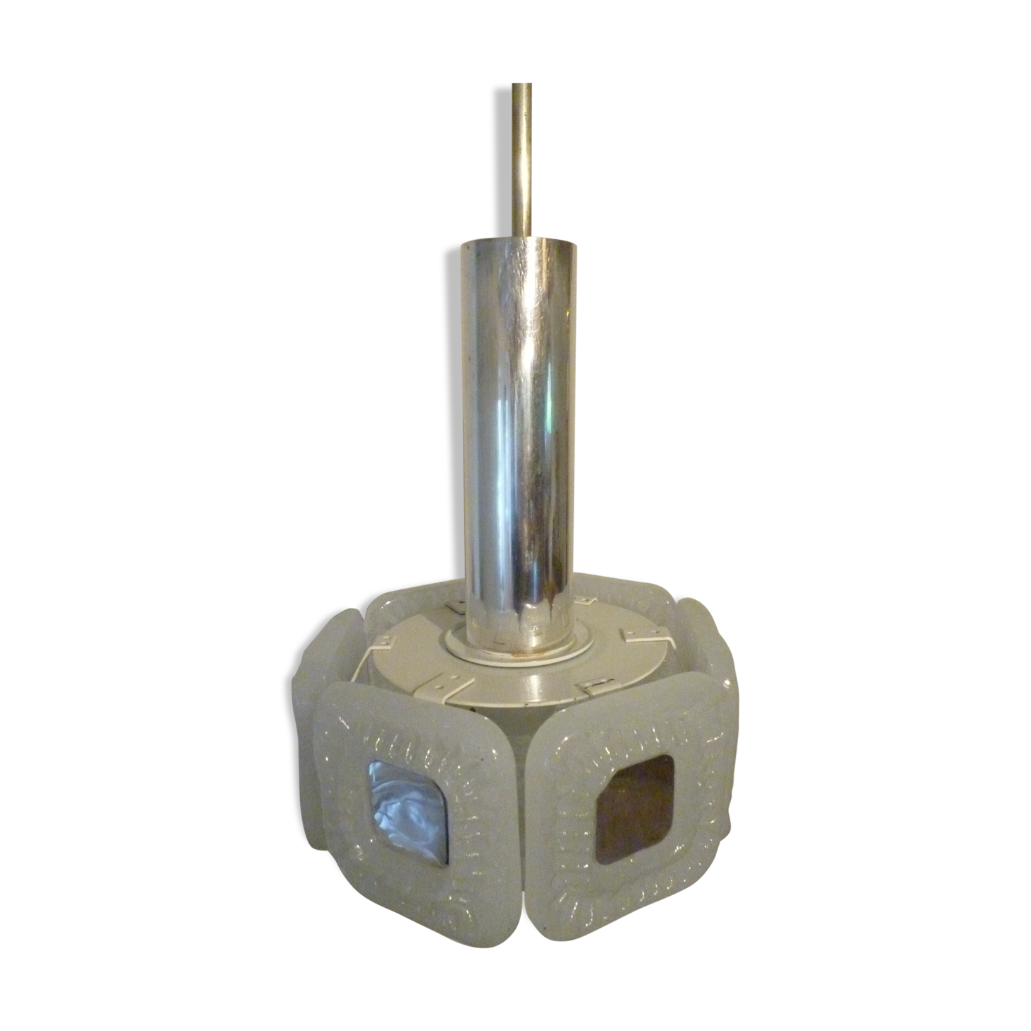 vintage "space age" faceted hnaging year 1970