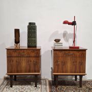 70s Walnut Nightstand