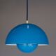 Blue model vp1 flowerpot pendant lamp by Verner Panton, 1960s