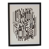 Victor Vasarely d'après œuvre  AFA 1955