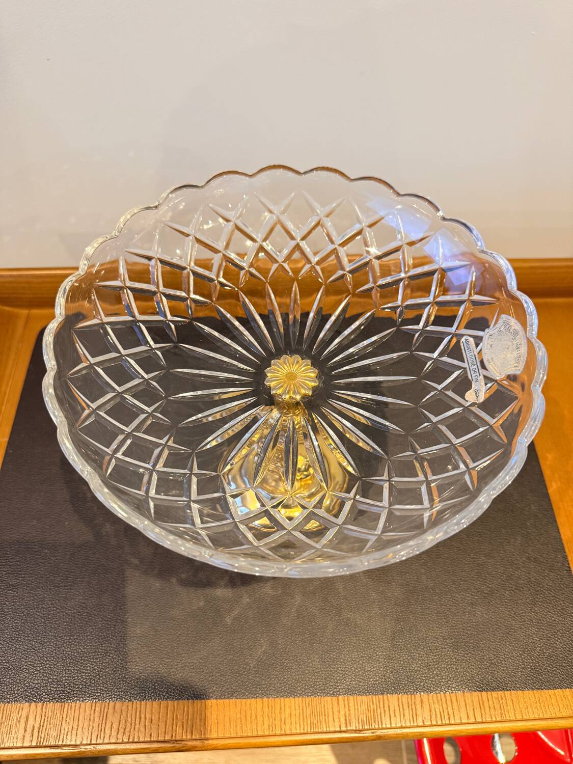 Val Saint Lambert fruit bowl VSL