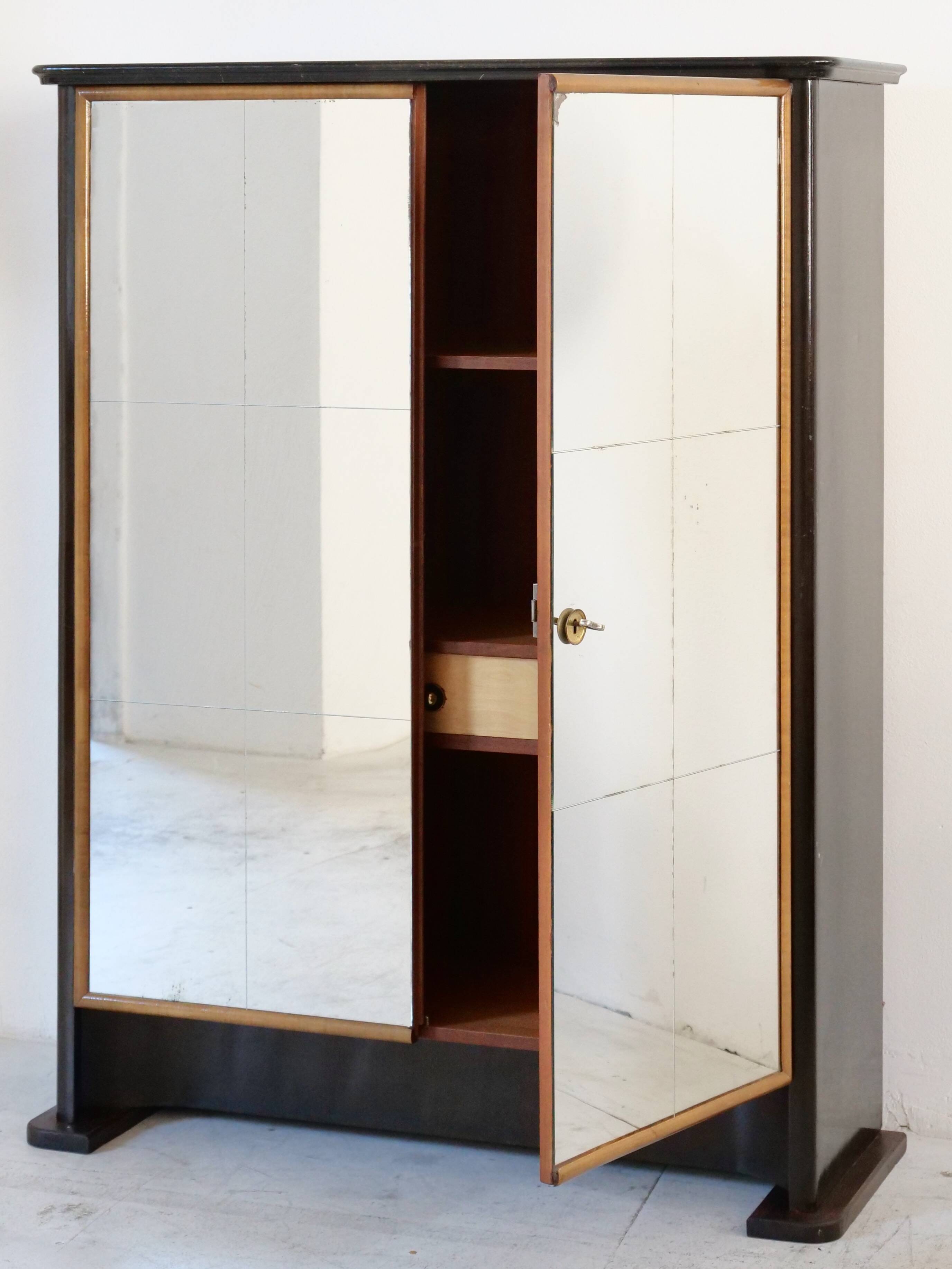 60s mirror wardrobe