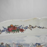Ancien plat poisson sarreguemines obernai alsace