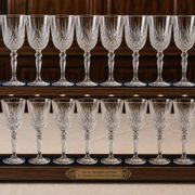 Ensemble de 20 verres en cristal taillé à la main (1985)
