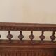 Lot de 2 chaises bois massif tête de lion