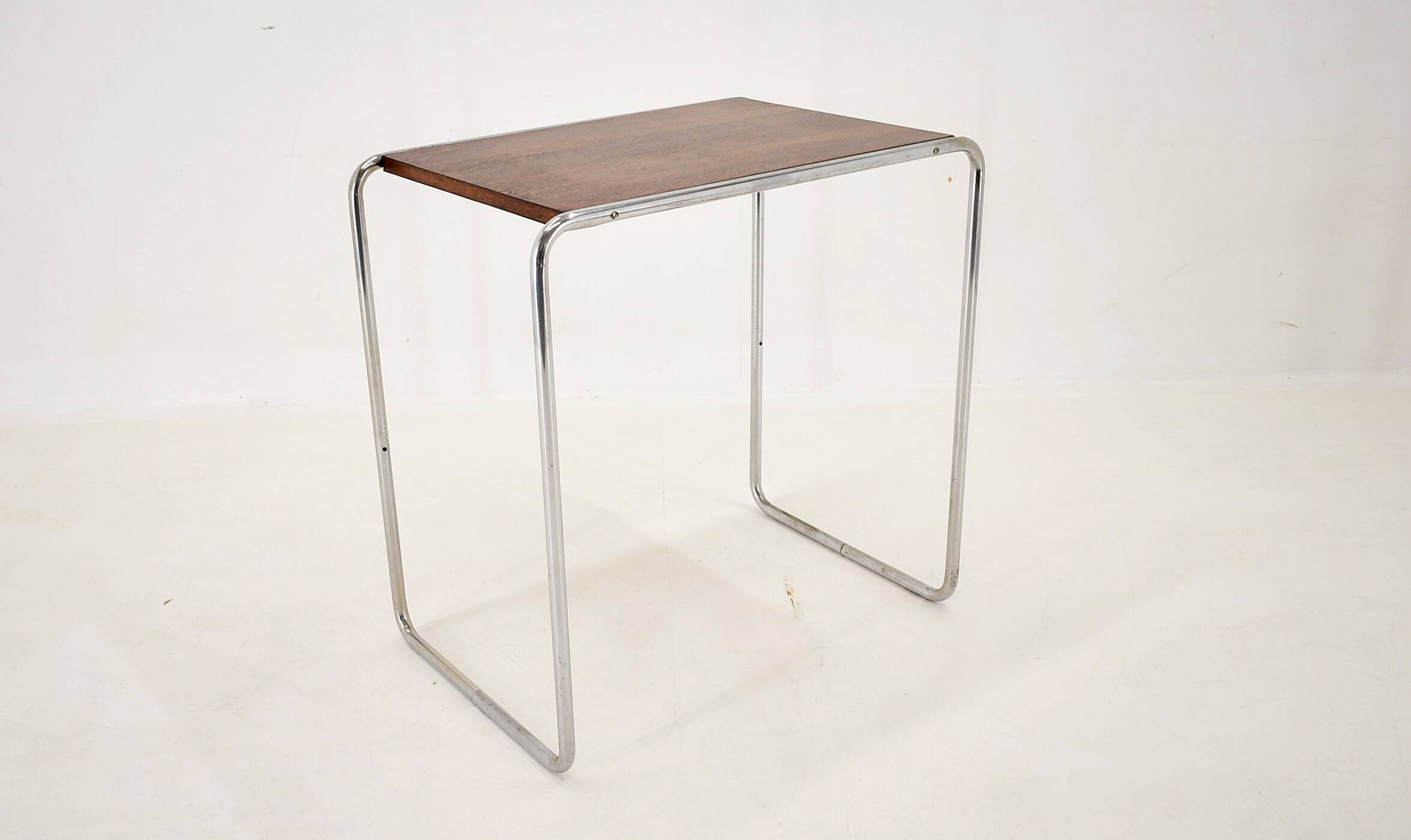 Table Bauhaus Chromée par Marcel Breuer pour Mucke Melder, 1930s