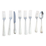 1 set of 6 silver-plated forks