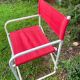 Chaise pliante rouge vintage