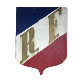 Old flag door French Republic