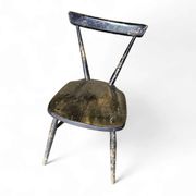Chaise empilable noire Ercol L.Ercolani années 1950