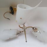 50s rockabilly three-light chandelier