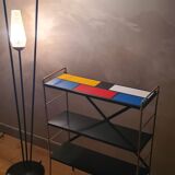 String shelf style piet mondrian black uprights 67hx20x49