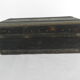 Old wooden, iron and brass trunk