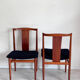6 Danish mid-century teak chairs by Henning Sørensen for Danex from the 1960s.