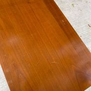 Louis-Philippe style bedside table or end table in cherry wood from the 1980s.