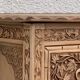 Carved solid Padouk chest of drawers 1950