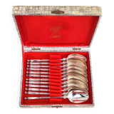 12 Silverplated teaspoons
