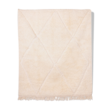 Berber carpet beni ourain ecru 170 x 160 cm