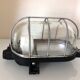 Industrial style porthole wall light / vintage 60s-70s