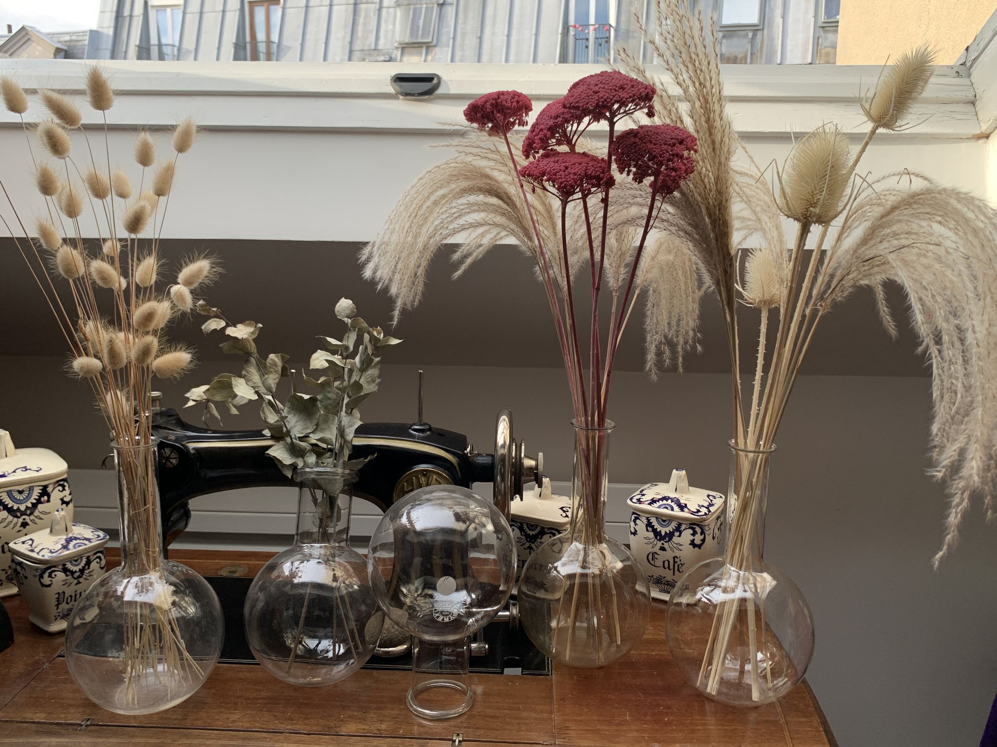 Vase vintage de laboratoire